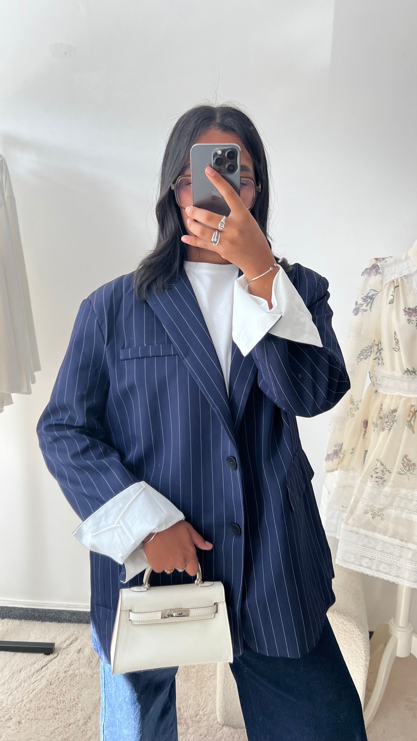 Blazer Oversize Rayé