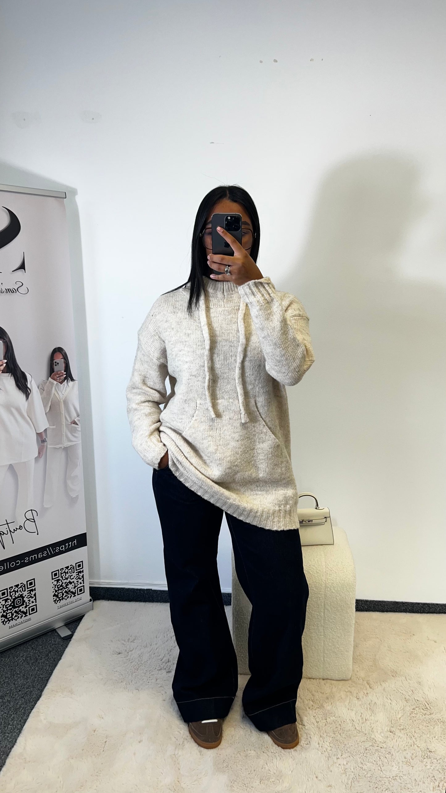 Pull Milo Beige à Capuche