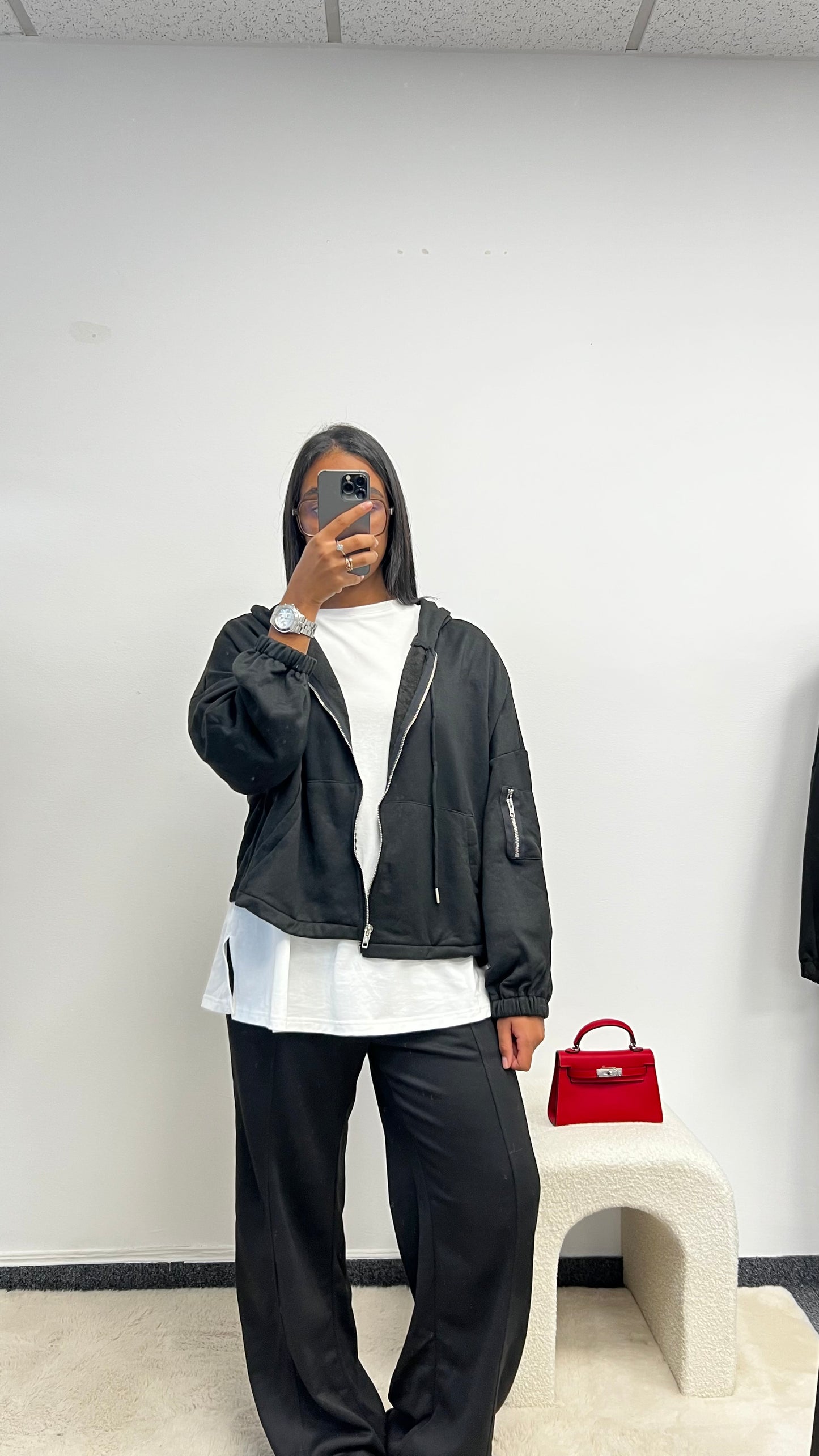 Veste de Jogging Noir
