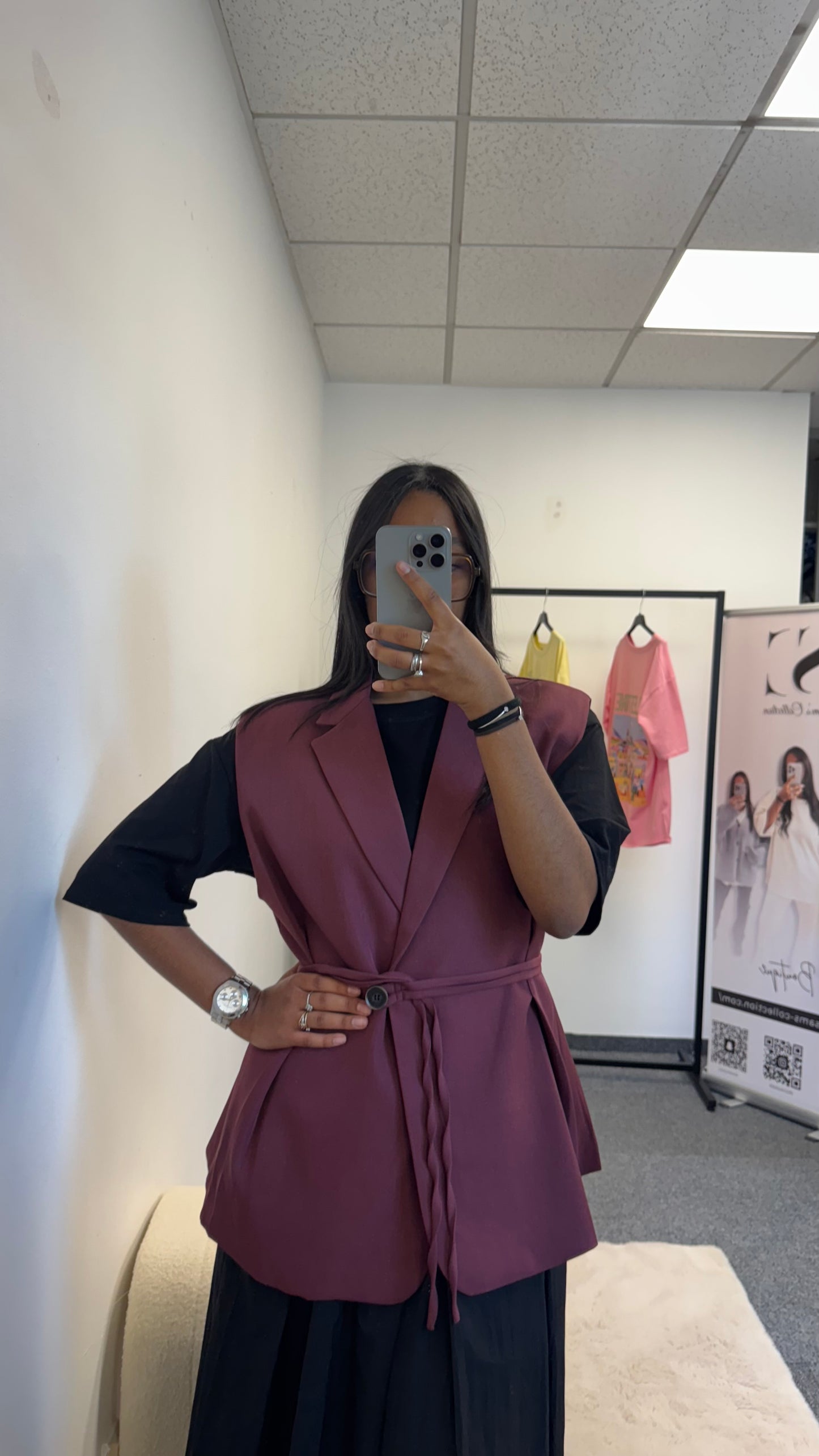 Veste Blazer Bordeaux