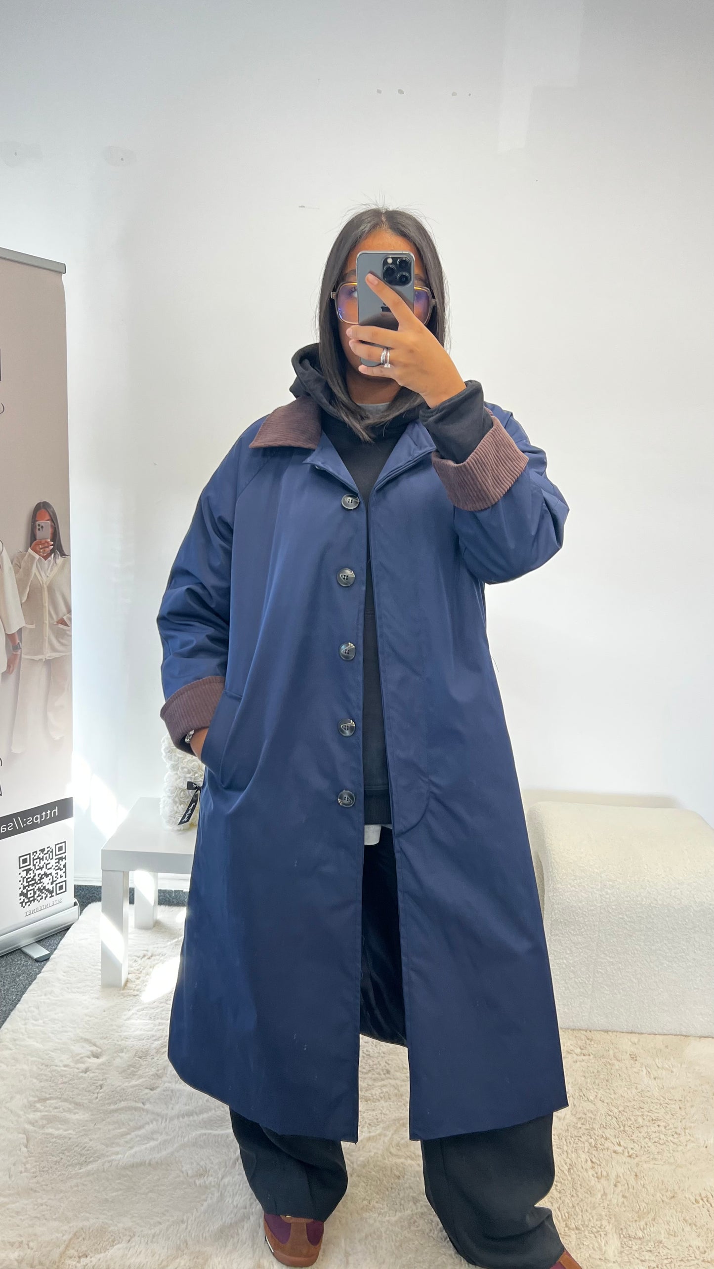 Manteaux Eki Bleu Marine