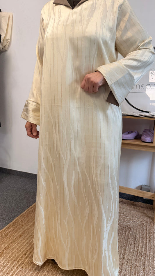 Abaya Crème
