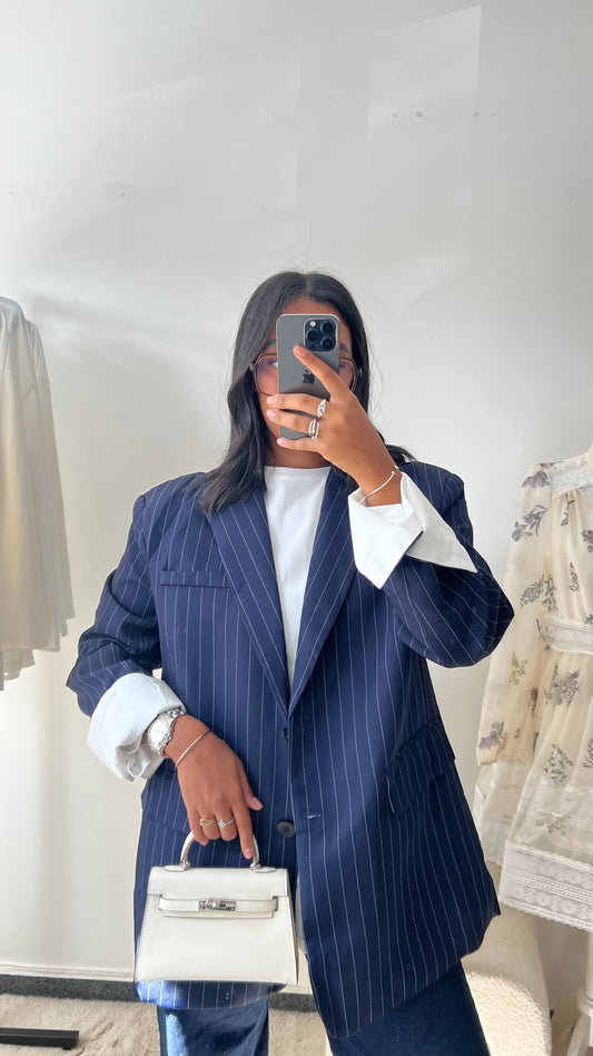 Blazer Oversize Rayé